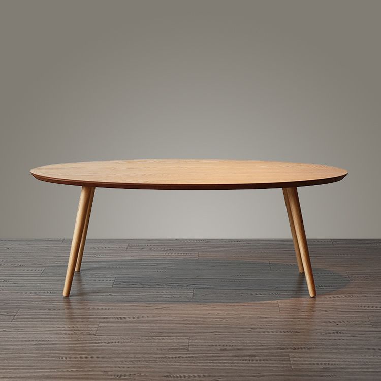 29 "H zeitgenössischer Büroschreibtisch Oval natürlicher Massivholz Schreibtisch Schreibtisch