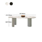 Stone Top Dining Table Traditional Luxury Dining Table with 3 Legs Clearhalo 'Dining Tables & Seating' 'Dining Tables' 'dining_table' 'furn' 'furn_dining_table' 'Furniture' 'furniture_dining_table' 'Kitchen & Dining Furniture' 'kitchen' 'kitchen_dining_table' 1200x1200_769814c7-e881-487f-8fb0-cd8bcf46daae