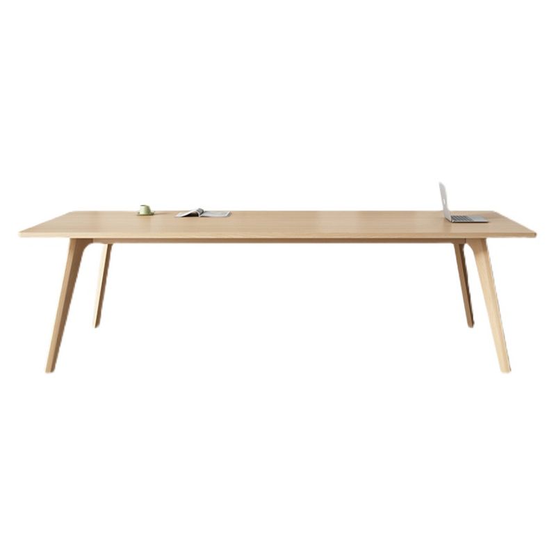 Rectangle Dinette Table Simplicity Style Dining Room Furniture with 4 Legs Clearhalo ' dining_table' 'Dining Tables & Seating' 'Dining Tables' 'furn' 'furn_dining_table' 'Furniture' 'furniture_dining_table' 'Kitchen & Dining Furniture' 'kitchen&dining_furn' 'kitchen' 'kitchen_dining_table' 1200x1200_76989727-7eef-4f58-8441-61da14c620bf