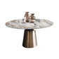 Glam Style Round Stone Top Dining Table Gold Base Dining Table for Living Room Clearhalo 'Dining Tables & Seating' 'Dining Tables' 'dining_table' 'furn' 'furn_dining_table' 'Furniture' 'furniture_dining_table' 'Kitchen & Dining Furniture' 'kitchen' 'kitchen_dining_table' 1200x1200_76991491-7390-4c34-aeb8-045c8ecf2ac1