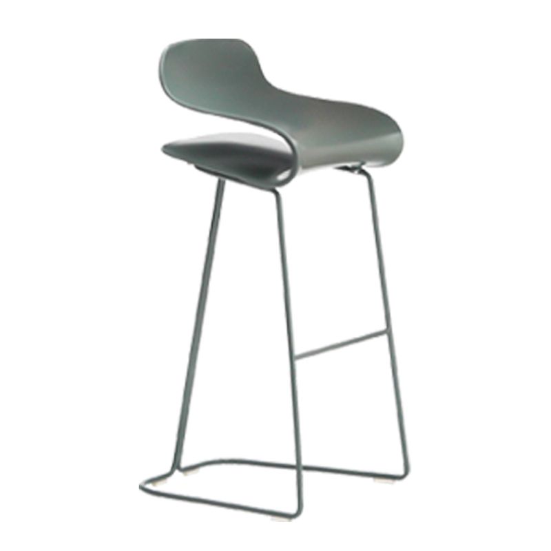 Nordic Simple Low Back Barstool Indoor Iron Tall Stool with Plastic Seat Clearhalo 'Bar Furniture' 'Bar Stools' 'bar_stools' 'furn' 'furn_bar_stools' 'furniture_bar_stools' 'Kitchen & Dining Furniture' 'kitchen&dining_furn' 'kitchen' 'kitchen_furn' Furniture' 1200x1200_769929f4-7621-4711-94b5-acb6c7fe1e91