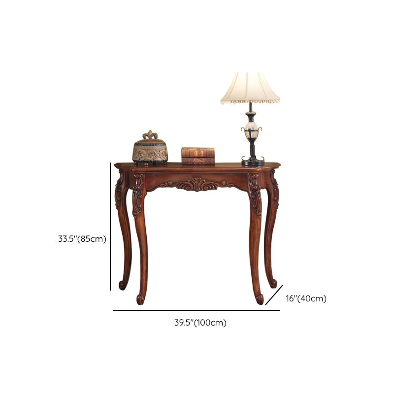 Forma libera da forma contemporanea tavolo con divano console in legno marrone