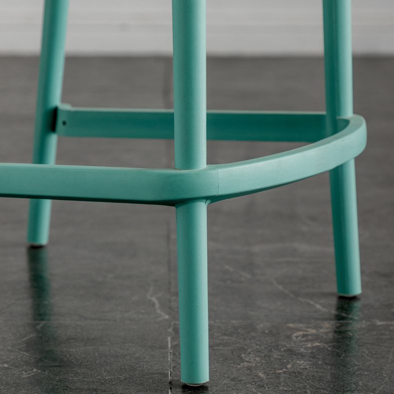 Contemporary Style Stackable Bar-stool Plastic Counter Bar Stool for Home Clearhalo 'Bar Furniture' 'Bar Stools' 'bar_stools' 'furn' 'furn_bar_stools' 'Furniture' 'furniture_bar_stools' 'Kitchen & Dining Furniture' 1200x1200_769aacff-8b09-41ea-a45d-fc507f4cd978