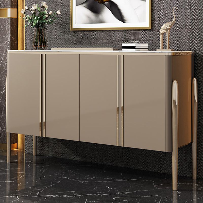 Steinbuffet Sideboard zeitgemäßes Stil -Essbuffet mit Schränken