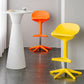 Plastic Counter Height Stools with Footrest Modern Counter Chair