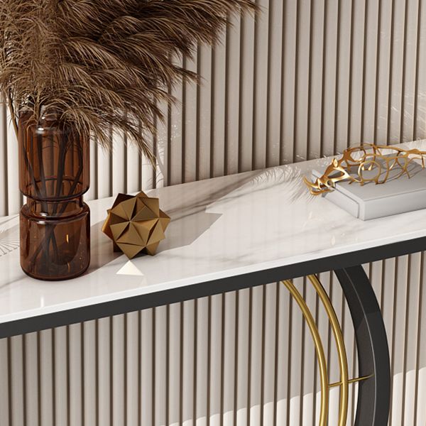 Tabla de consola contemporánea Table de sofá de consola de acabado antiguo