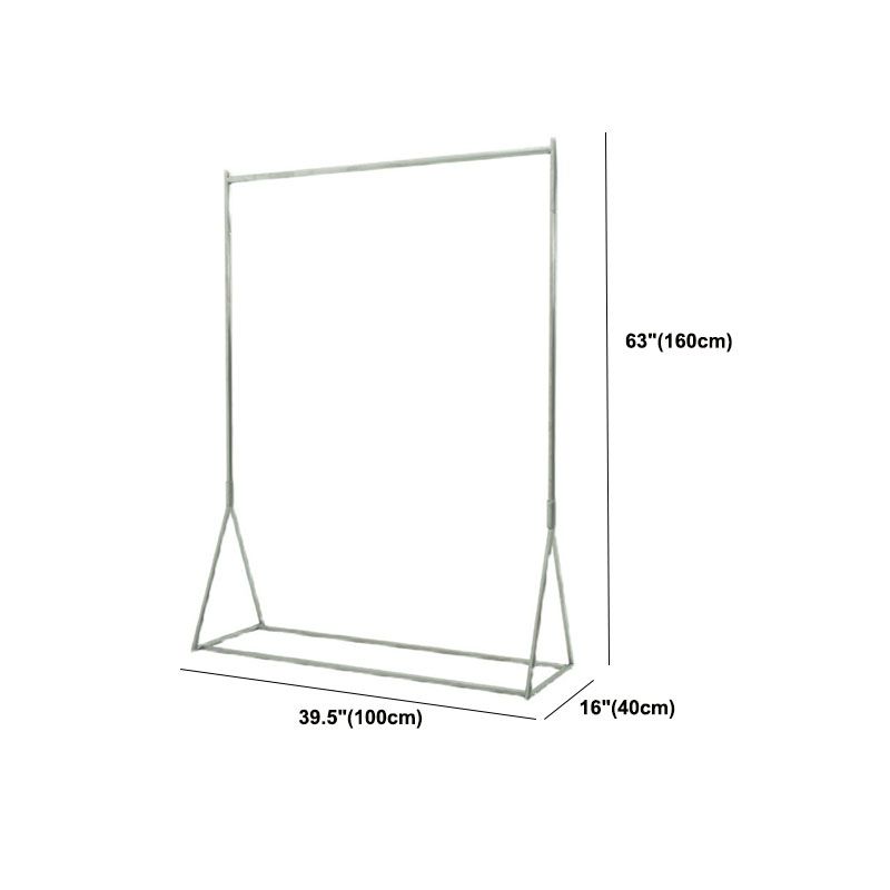 Industrial Style Coat Hanger Free Standing Stainless Steel Coat Rack