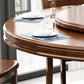 Solid Wood Dining Table Traditional Round Dining Table for Kitchen