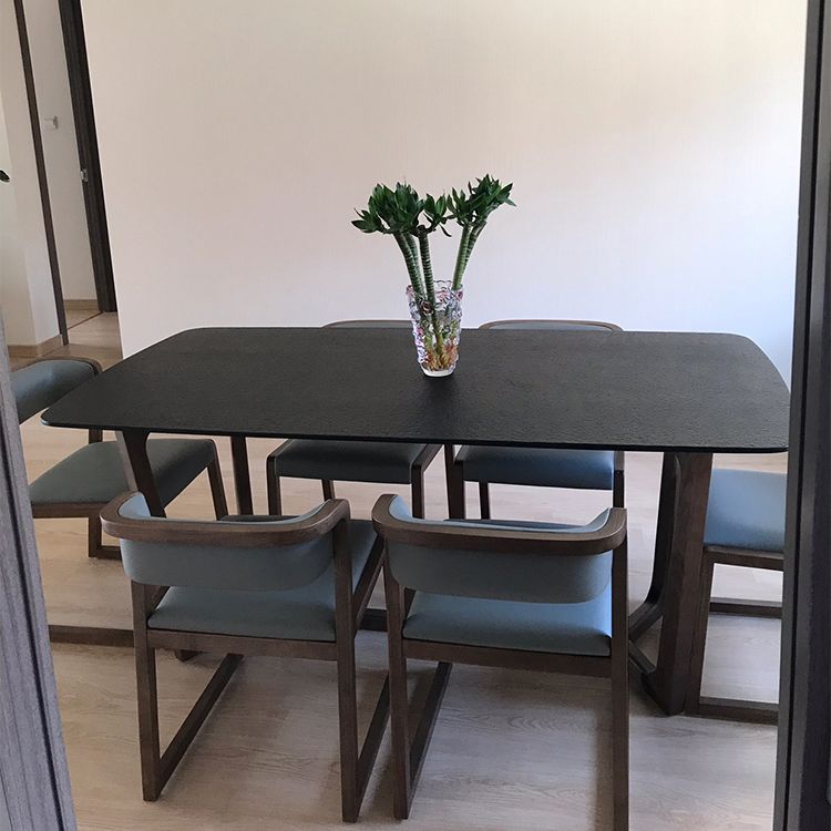 Modern Rectangle Stone Dining Table Ash Wood Base for Dining Room Clearhalo 'Dining Tables & Seating' 'Dining Tables' 'dining_table' 'furn' 'furn_dining_table' 'Furniture' 'Kitchen & Dining Furniture' 1200x1200_76a841ea-9193-46ba-a657-a5743f07ab6a