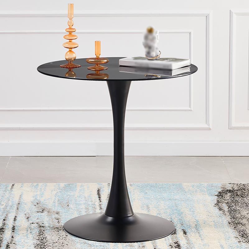 Minimalism Style Round Top Restaurant Table Metal Base Dining Table Clearhalo 'Dining Tables & Seating' 'Dining Tables' 'dining_table' 'furn' 'furn_dining_table' 'Furniture' 'furniture_dining_table' 'Kitchen & Dining Furniture' 'kitchen' 'kitchen_dining_table' 1200x1200_76a888ed-61aa-4169-8f62-bd3967bc45bb