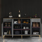 Stone Buffet Table Glam Style Buffet Credenza with Drawers and Cabinets Clearhalo 'buffet_sideboard' 'Buffets & Sideboards' 'furn' 'furn_buffet_sideboard' 'Furniture' 'Kitchen & Dining Furniture' 1200x1200_76ac11e2-44cc-4aea-b9fd-60d3b0e0a71f
