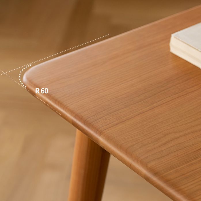 Rectangle Cherry Wood Table Contemporary Wooden Table with 4 Legs for Restaurant Clearhalo ' dining_table' 'Dining Tables & Seating' 'Dining Tables' 'furn' 'furn_dining_table' 'Furniture' 'furniture_dining_table' 'Kitchen & Dining Furniture' 'kitchen&dining_furn' 'kitchen' 'kitchen_dining_table' 1200x1200_76adef8c-47e4-4487-b186-af1c6d166e40