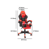 Modern Desk Chair Lether Gaming Chair High-Back Chair with Wheels