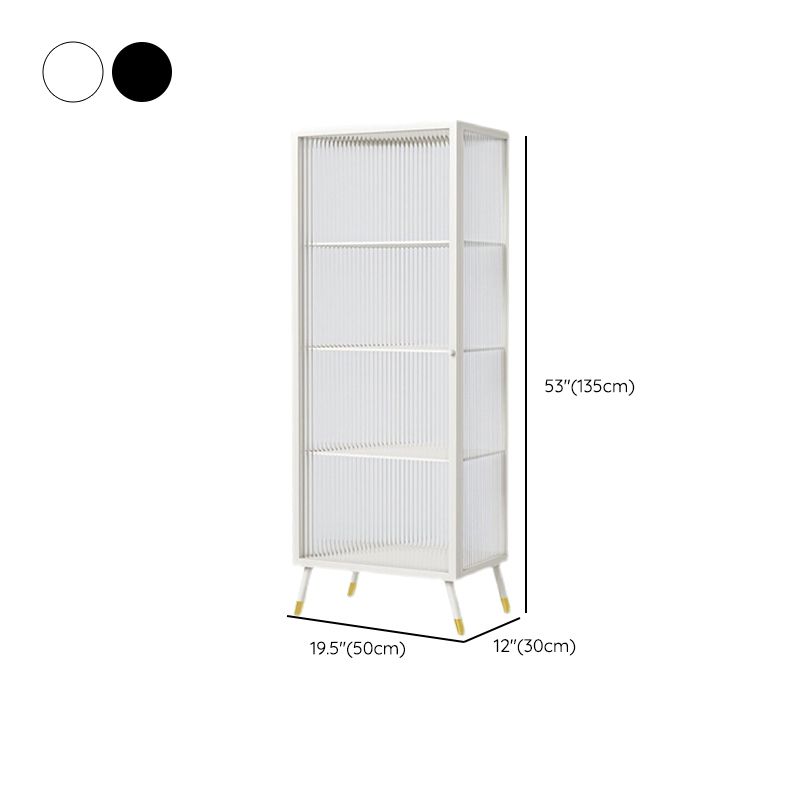Industrial Rectangle Cabinet Glass Water Resistant Storage Cabinet Clearhalo 'Cabinets & Chests' 'cabinets_chests' 'furn' 'furn_cabinets_chests' 'Furniture' 'Living Room Furniture' 1200x1200_76ae7959-c387-430e-8c84-68929f7c5418