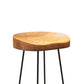 Contemporary Wood Counter Stool Living Room Bar Stool with Metal Legs Clearhalo 'Bar Furniture' 'Bar Stools' 'bar_stools' 'furn' 'furn_bar_stools' 'Furniture' 'Kitchen & Dining Furniture' 1200x1200_76af7b8f-1e40-4da4-b780-d6c9ab37c438