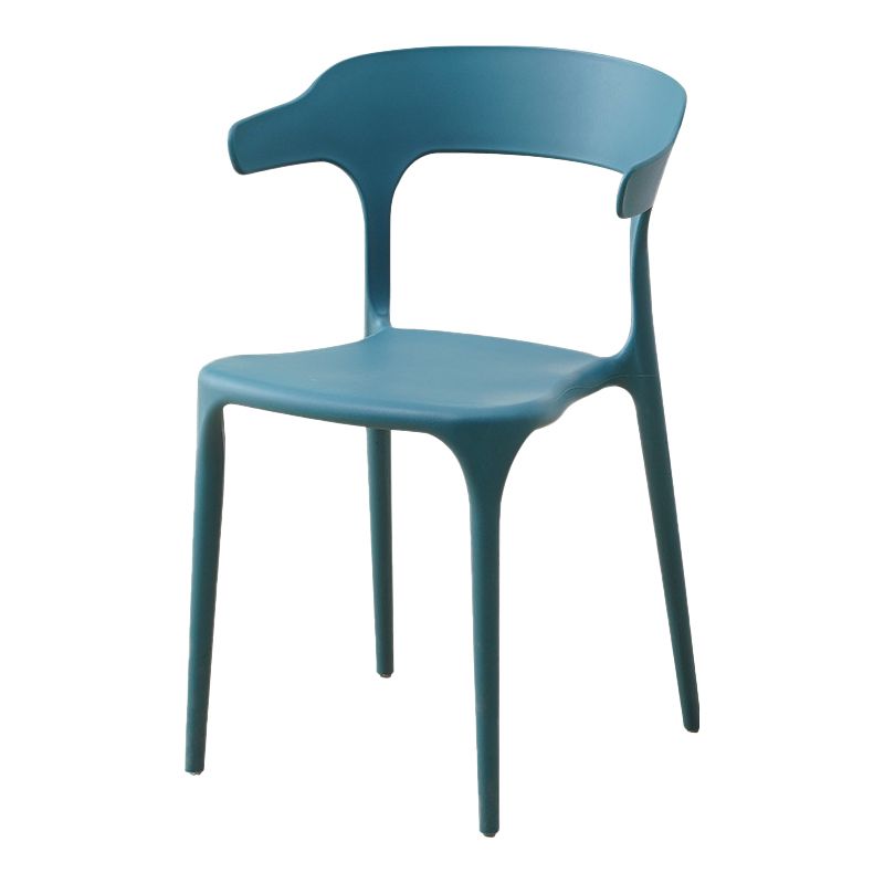 Contemporary Plastic Home Dining Side Chair Open Back Stacking Side Chair Clearhalo 'Dining Chairs' 'Dining Tables & Seating' 'dining_chair' 'furn' 'furn_dining_chair' 'Furniture' 'furniture_dining_chair' 'Kitchen & Dining Furniture' 1200x1200_76b0c3f8-d7c1-4b97-a4a1-551f142c0a4a