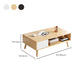 Rectangle Wood Coffee Table 4 Legs Single Coffee Table with Drawer Clearhalo 'Coffee & Accent Tables' 'Coffee Tables' 'coffee_tables' 'furn' 'furn_coffee_tables' 'Furniture' 'Living Room Furniture' 1200x1200_76b12819-b51e-4f56-9d18-4fe61826c78c