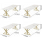 Rectangle Double Pedestal Glam Dining Table White Tone Fixed Table with Sintered Stone Clearhalo ' dining_table' 'Dining Tables & Seating' 'Dining Tables' 'furn' 'furn_dining_table' 'Furniture' 'furniture_dining_table' 'Kitchen & Dining Furniture' 'kitchen&dining_furn' 'kitchen' 'kitchen_dining_table' 1200x1200_76b2fc68-6f2d-408d-8046-9ec3b8d32733