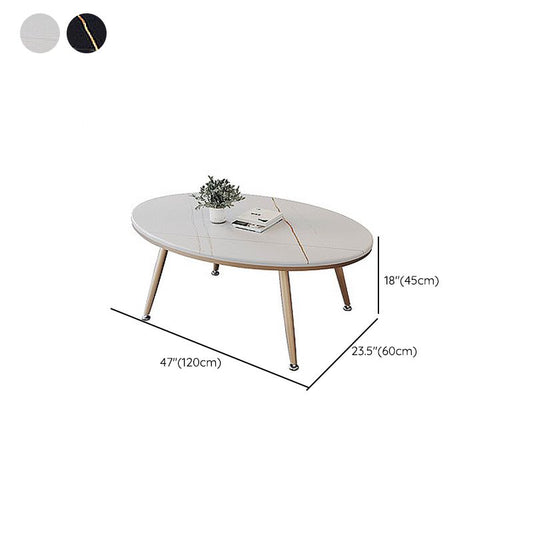 Luxurious Slate Coffee Mesa 1 Mesa de cóctel individual con almacenamiento