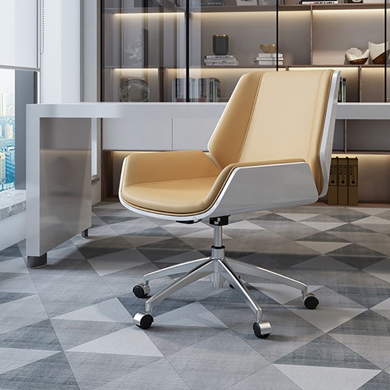 Mid Back Armless Werkstoel Moderne verstelbare stoelhoogte Home Bureau stoel