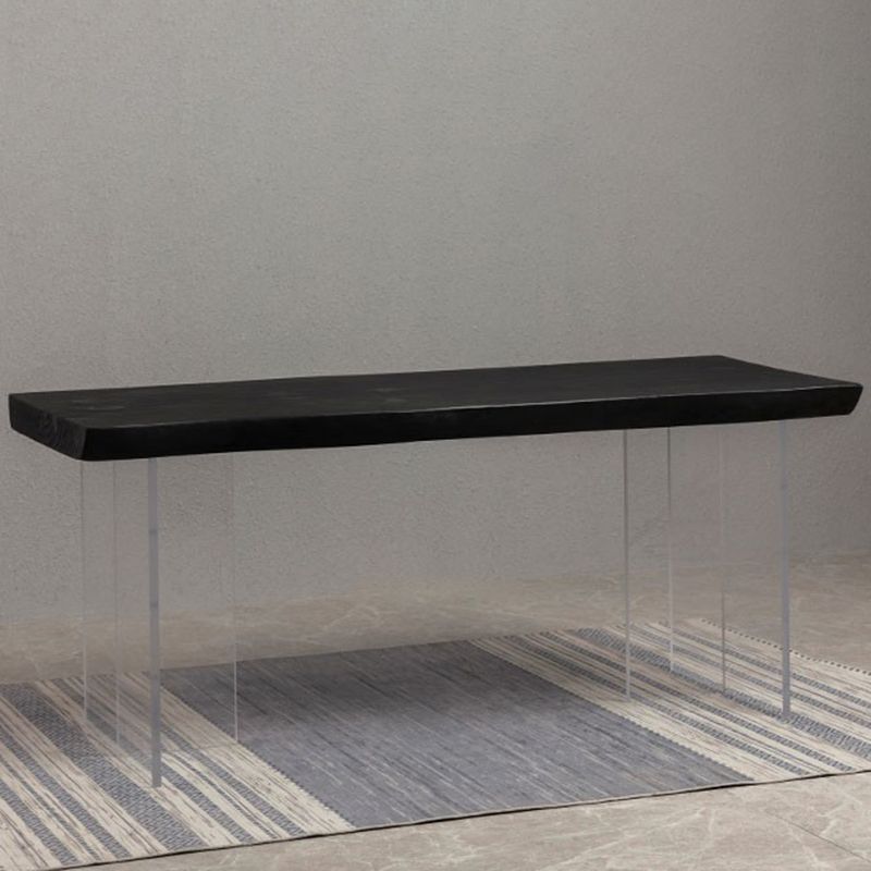 Modern Black in Solid Wood Counter Table Specialty Dining Table for Kitchen Clearhalo 'Dining Tables & Seating' 'Dining Tables' 'dining_table' 'furn' 'furn_dining_table' 'Furniture' 'Kitchen & Dining Furniture' 1200x1200_76b5a038-14fc-4a0f-bad0-15341e33d35e