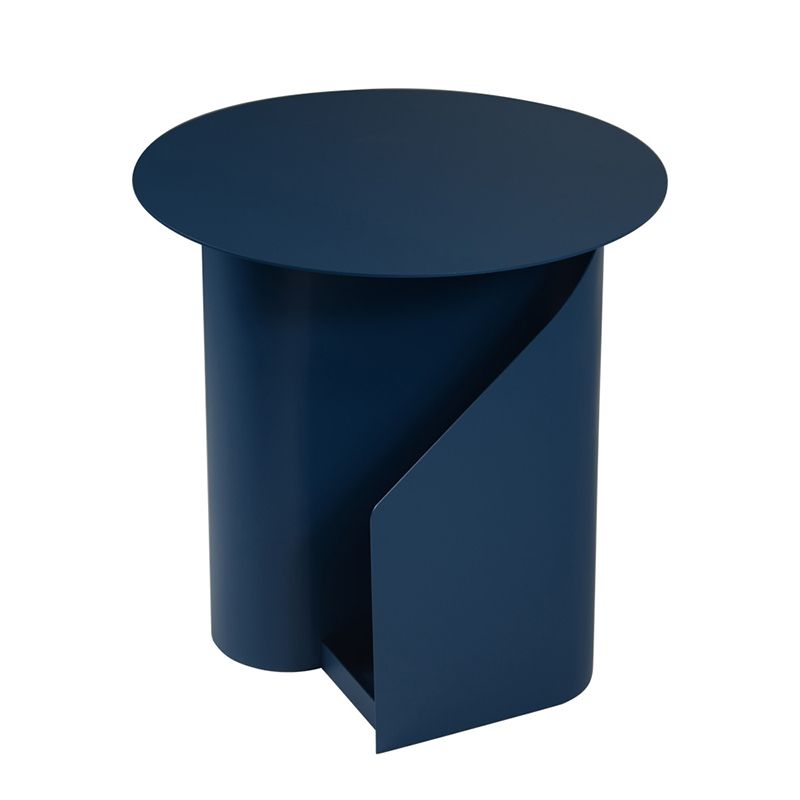 Contemporary Accent Side Table Iron Abstract with Storage Living Room Round Clearhalo 'Coffee & Accent Tables' 'End & Side Tables' 'end_side_tables' 'furn' 'furn_end_side_tables' 'Furniture' 'Living Room Furniture' 1200x1200_76b6ae3c-d1fd-4ce7-afcb-50e14e9101a3