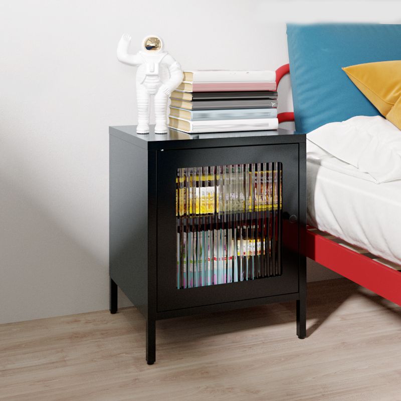 Porta rosa metallica/bianco/blu/giallo/nero quadrato/comodino della porta rotonda