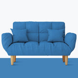 Sofá de brazo cuadrado convertible de la sala de estar contemporánea