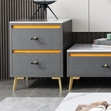 Contemporary Rectangle Stone Cocktail Table Slate with 4 Drawers