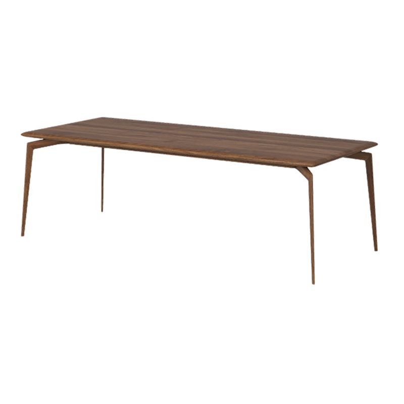 Matte Finish Rectangle Dining Table Modern Wooden Dinette Table Clearhalo 'Dining Tables & Seating' 'Dining Tables' 'dining_table' 'furn' 'furn_dining_table' 'Furniture' 'Kitchen & Dining Furniture' 1200x1200_76ba21b9-a45c-4b41-a1f8-ab664531e2b0