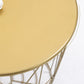 Fram Base Coffee or End Table with Storage Contemporary Metal Round Top Clearhalo 'Coffee & Accent Tables' 'Coffee Tables' 'coffee_tables' 'furn' 'furn_coffee_tables' 'Furniture' 'Living Room Furniture' 1200x1200_76bd8107-7e58-4a8b-83e6-2fdab09f1d31