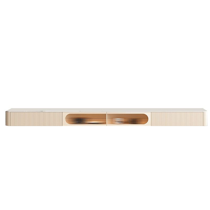 Moderne tv-mediastandaard stenen tv-console voor aan de muur met deuren