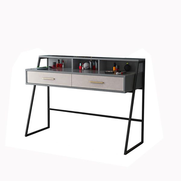 Bedroom Glam 2-Drawer Standing Storage Box Vanity Dressing Table Clearhalo 'Bedroom Furniture' 'furn' 'furn_makeup_vanities' 'Furniture' 'Makeup Vanities' 'makeup_vanities' 1200x1200_76be5b6f-2a49-4ced-9369-8261f243884b