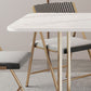 Modern Foldable Dining Room Set Standard Height with Gold Base Dining Furniture Clearhalo 'Dining Room Sets' 'Dining Tables & Seating' 'dining_room_set' 'furn' 'furn_dining_room_set' 'Furniture' 'furniture_dining_room_set' 'Kitchen & Dining Furniture' 'kitchen&dining_furn' 'kitchen' 1200x1200_76bf1016-68d2-4c5d-ad6a-5b8b2edd1993
