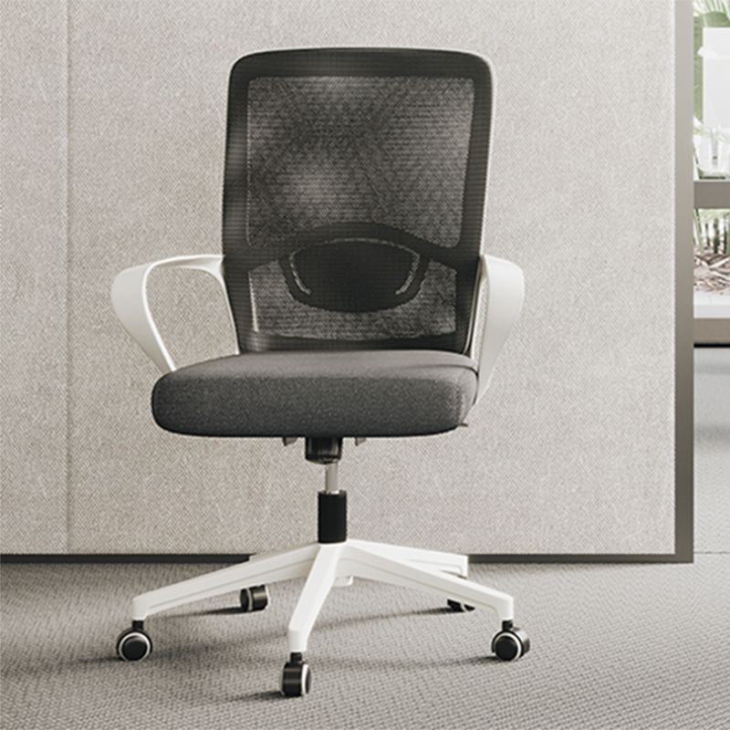 Modern Nylon Office Chair Slide Height-adjustable Desk Chair Clearhalo 'furn' 'furn_office_chair' 'Furniture' 'Office Chairs' 'Office Furniture' 'office_chair' 1200x1200_76bf6b4a-c6bf-45cf-b48a-ea41ddd2bf27