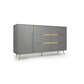 Gemanipuleerde houten sideboard tafel modern buffet dressoir voor keuken
