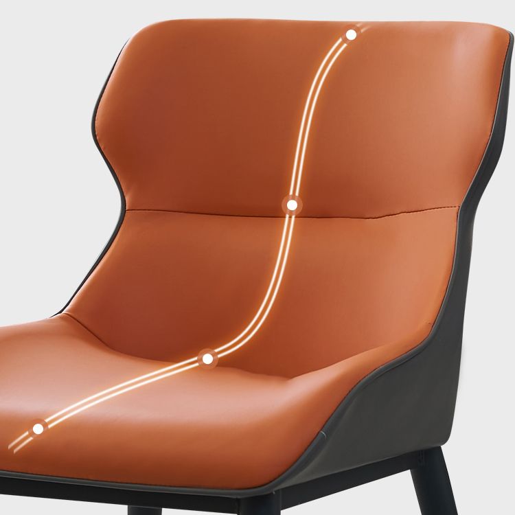 Dining Room Side Chairs Modern Faux Leather Kitchen Chair for Home Clearhalo 'Dining Chairs' 'Dining Tables & Seating' 'dining_chair' 'furn' 'furn_dining_chair' 'Furniture' 'furniture_dining_chair' 'Kitchen & Dining Furniture' 1200x1200_76c00829-e9ed-4d1f-aea8-7795de148502