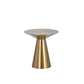 Mid-Century Side Table Metal Round Pedestal Living Room End Table Clearhalo 'Coffee & Accent Tables' 'End & Side Tables' 'end_side_tables' 'furn' 'furn_end_side_tables' 'Furniture' 'Living Room Furniture' 1200x1200_76c13daf-21a4-4b07-9de0-34942f5b48c8