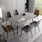 Contemporary Rectangle Dining Table Sintered Stone Table with 4 Legs for Home Kitchen Dinner Clearhalo ' dining_table' 'Dining Tables & Seating' 'Dining Tables' 'furn' 'furn_dining_table' 'Furniture' 'furniture_dining_table' 'Kitchen & Dining Furniture' 'kitchen&dining_furn' 'kitchen' 'kitchen_dining_table' 1200x1200_76c146cf-f432-4e6d-a6c6-d94214ca2c25