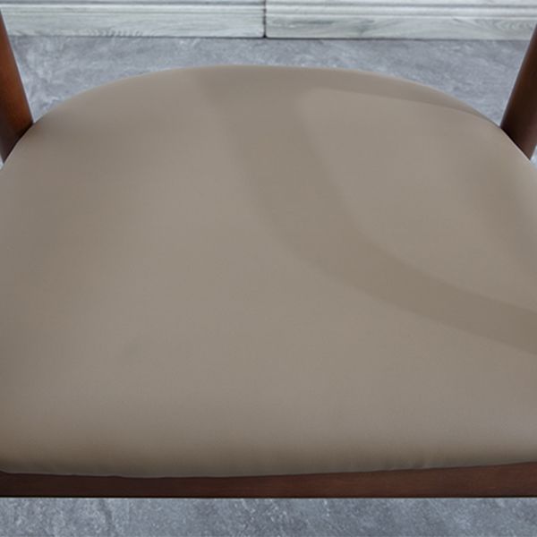 Contemporary Solid Wood Dining Room Chair Open Back Dining Side Chair for Home Clearhalo ' kitchen&dining_furn' 'Dining Chairs' 'Dining Tables & Seating' 'dining_chair' 'furn' 'furn_dining_chair' 'Furniture' 'furniture_dining_chair' 'Kitchen & Dining Furniture' 'kitchen' 1200x1200_76c3d0f7-907e-4a17-92cb-de817971c925