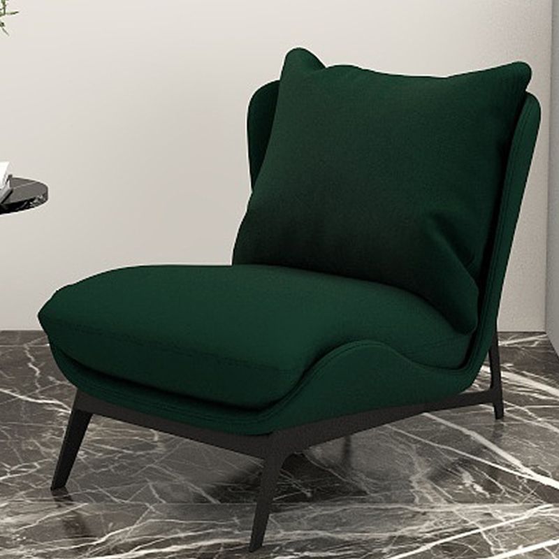 Armless Fixed Back Lounge Chair Living Room Chair with Black Legs Clearhalo 'Accent Chairs' 'accent_chairs' 'Chairs & Seating' 'furn' 'furn_accent_chairs' 'Furniture' 'Living Room Furniture' 1200x1200_76c86873-2dde-4175-bf7a-71bc4f99a366