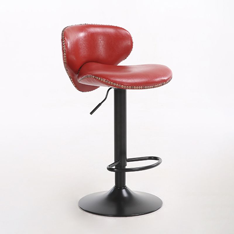 Modern Liftable Bar-stool PU Leather Counter Bar Stool with Metal Legs for Bristol Clearhalo 'Bar Furniture' 'Bar Stools' 'bar_stools' 'furn' 'furn_bar_stools' 'Furniture' 'furniture_bar_stools' 'Kitchen & Dining Furniture' 1200x1200_76cb998d-e0e7-42d1-9a0e-fad447be4fc6