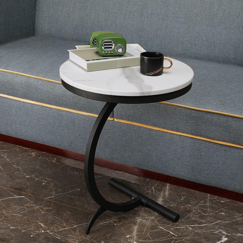 Mid-Century Round End Table,Abstract Solid Wood Gloss End Table C Side Table Clearhalo 'Coffee & Accent Tables' 'End & Side Tables' 'end_side_table' 'end_side_tables' 'furn' 'furn_end_side_tables' 'Furniture' 'furniture_end_side_table' 'Living Room Furniture' 1200x1200_76d1c60b-d911-419c-b13f-2a94b1672d4b