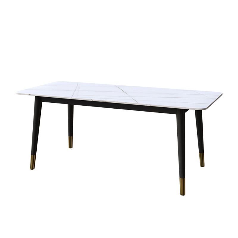 1/5/7 Pcs Metal Contemporary Dining Room Set with Rectangle Table Dining Set Clearhalo 'Dining Room Sets' 'Dining Tables & Seating' 'dining_room_set' 'furn' 'furn_dining_room_set' 'Furniture' 'furniture_dining_room_set' 'Kitchen & Dining Furniture' 'kitchen&dining_furn' 'kitchen' 1200x1200_76d2b3f5-b715-48f8-9591-cf63f74f178e