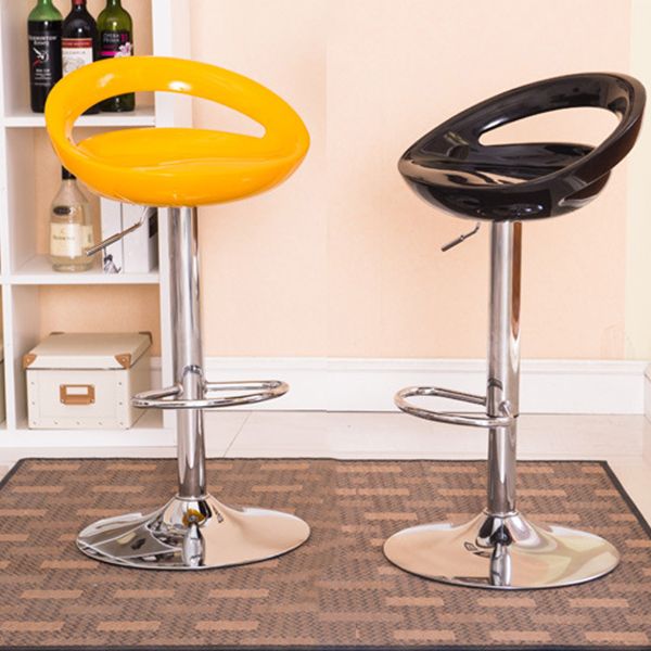 31.50" Low Back Bar and Counter Stool Contemporary Round Stool Clearhalo 'Bar Furniture' 'Bar Stools' 'bar_stools' 'furn' 'furn_bar_stools' 'furniture_bar_stools' 'Kitchen & Dining Furniture' 'kitchen&dining_furn' 'kitchen' 'kitchen_furn' Furniture' 1200x1200_76d39251-81c7-4082-af4c-be293e84619e
