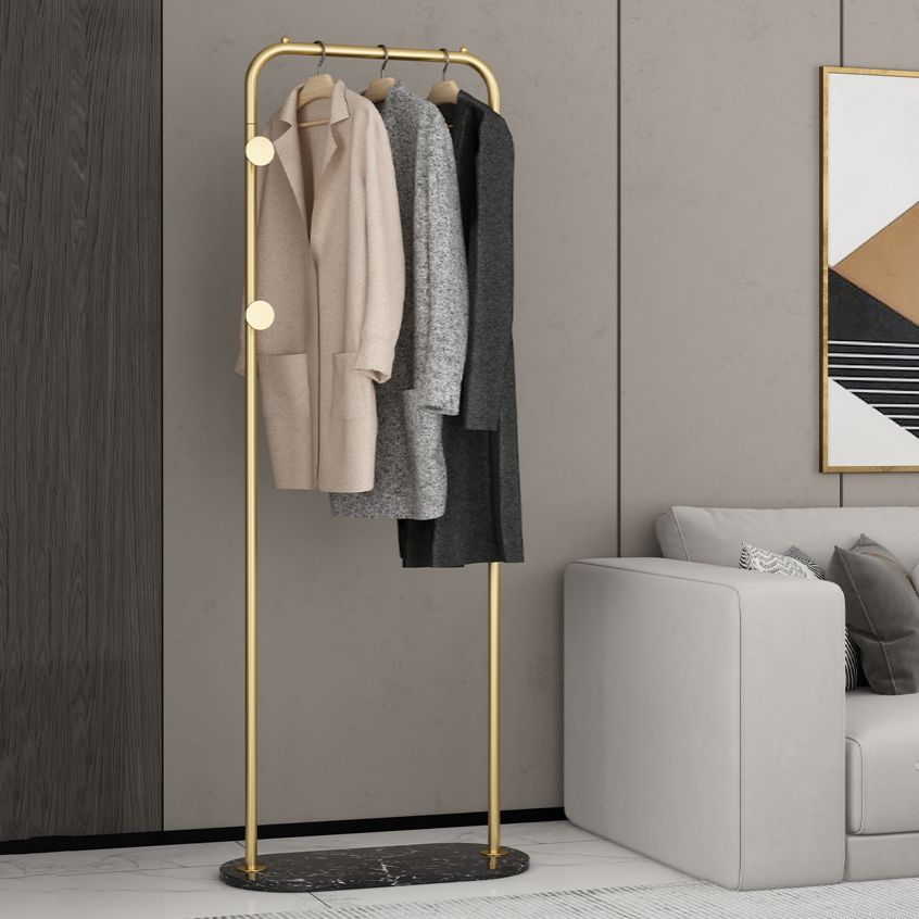 Moderner Kleiderregal 2 Haken Feste Farbmetallhalle mit Marmorboden