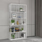 Metal Rectangle Open Bookshelf Modern Home Office Etagere Bookcase