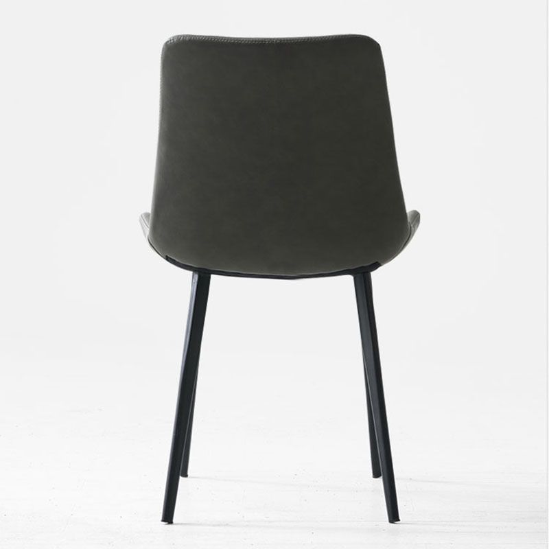 Sedie da pranzo in pelle finta industriale sedia corda solida per cucina