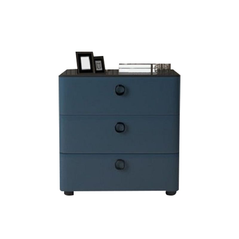 3 - Schublade zeitgenössischer Akzenttisch Nachttest antikes Finish -Bett Nachttisch