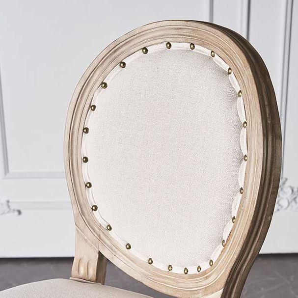 Volledige rug gestoffeerde armloze barkruk met massief houtbasis